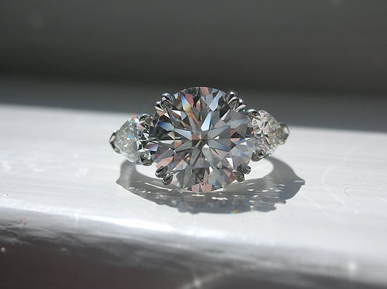 Diamond Three Stone Engagement Ring